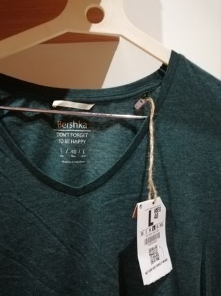 camisetas de hombre bershka