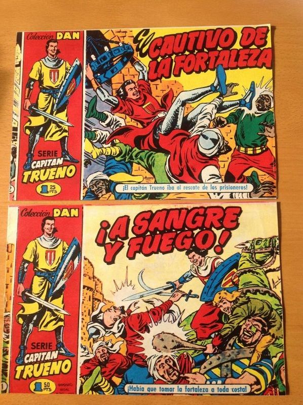2 comic Capitán Trueno