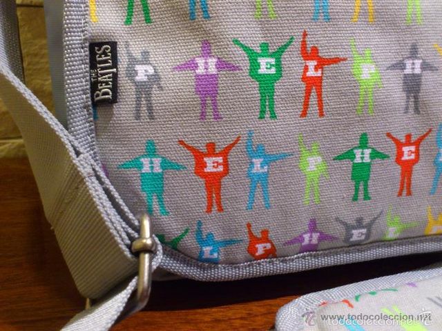 THE BEATLES * HELP * BANDOLERA *APPLE LICENCIA