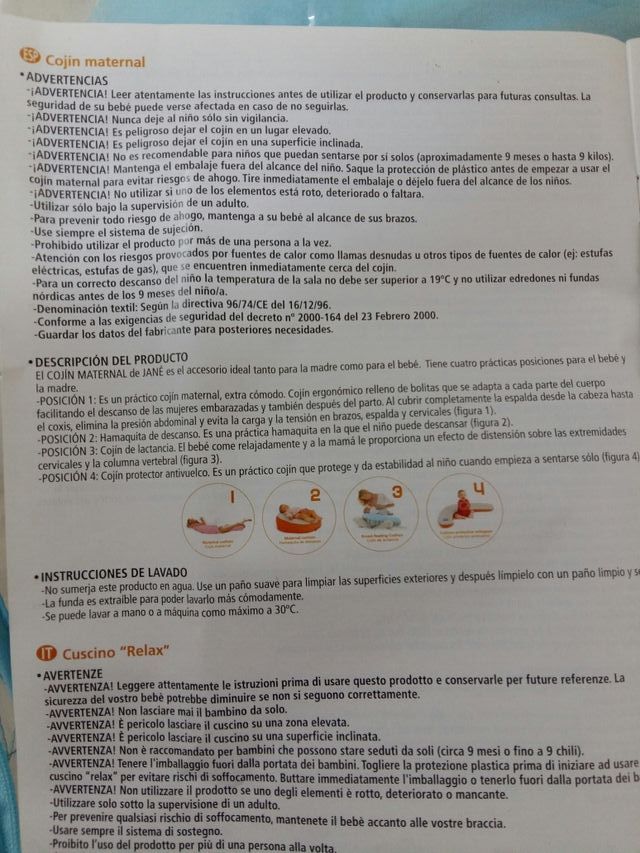 Cojin maternal grande