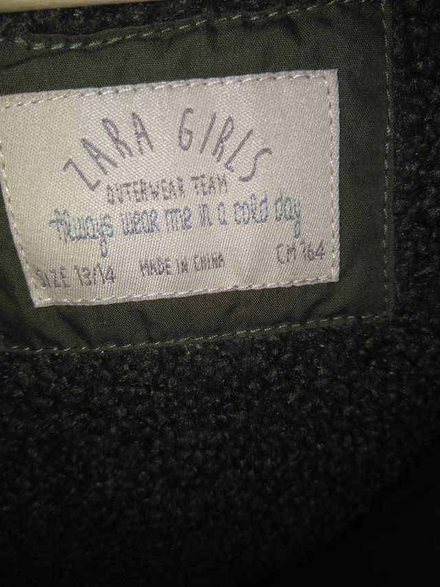 Parka Chaquetón de invierno Zara