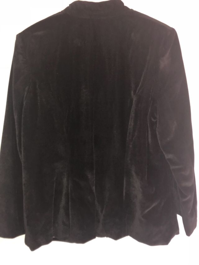 Conjunto 3 piezas, terciopelo negro.