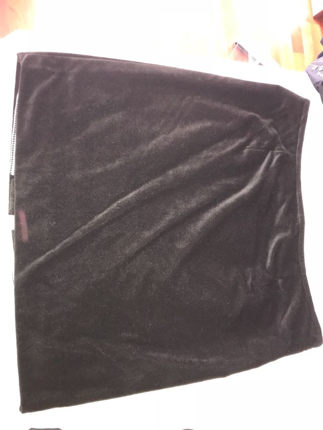 Conjunto 3 piezas, terciopelo negro.