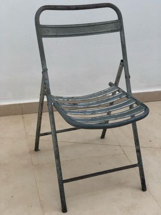 sillas plegables metalicas sillas plegables de metal de segunda mano en wallapop sillas plegables metalicas sillas plegables de metal de segunda mano en wallapop