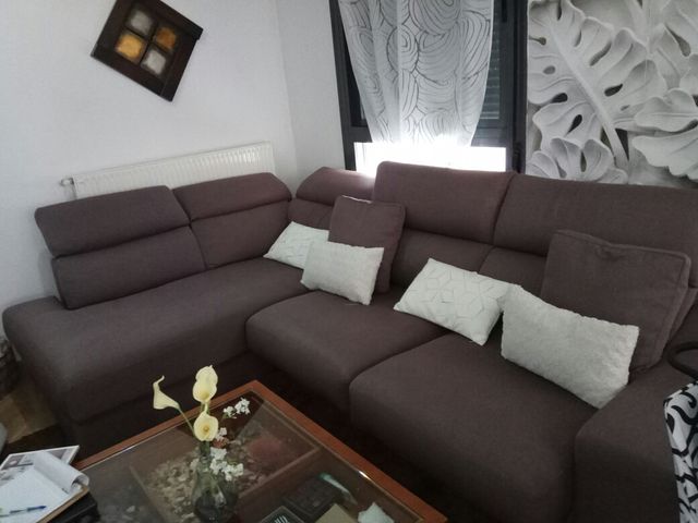 Sofa chaiselonge asientos extensibles y reclinable
