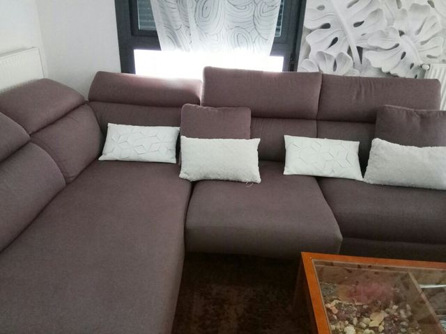 Sofa chaiselonge asientos extensibles y reclinable