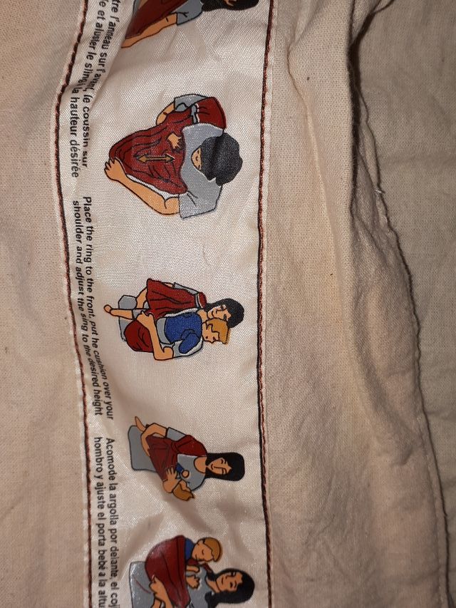Saco o bandolera portabebés tradicional