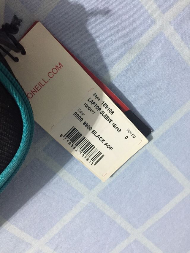 Funda para portátil de 15" marca O'neill nueva
