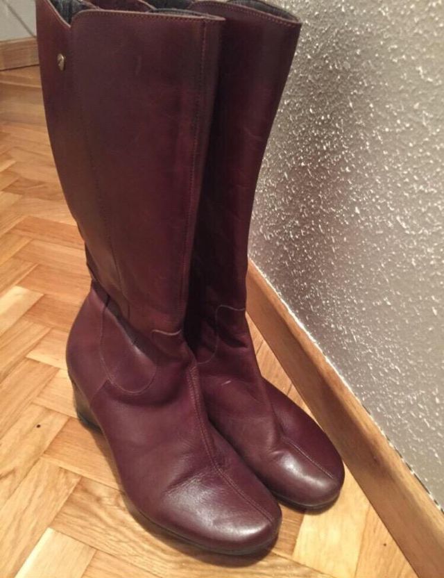 Botas pikolinos de piel marron número 40