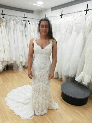 vestido de novia talla 38 de segunda mano en palma de mallorca en