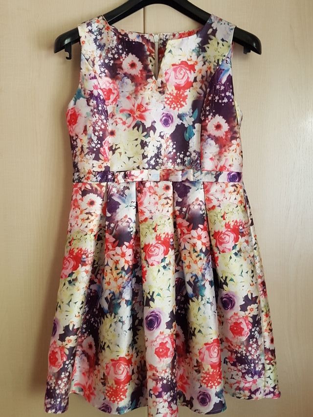 Vestido corto fiesta ceremonia M L