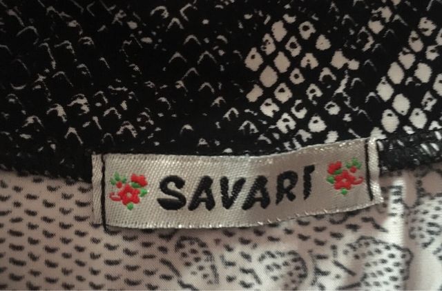 Vestido blanco y negro, talla S