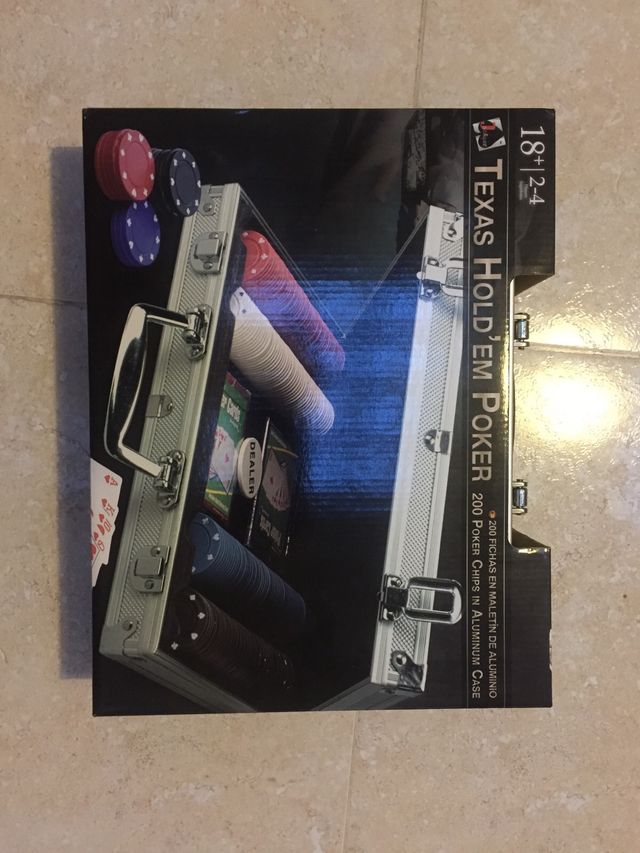 Maletín Texas Hold'em Poker a estrenar.