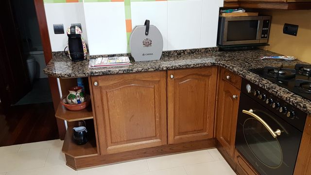 Muebles de cocina de madera maciza de segunda mano por 250 € en ... Muebles de cocina de madera maciza de segunda mano por 250 € en ...