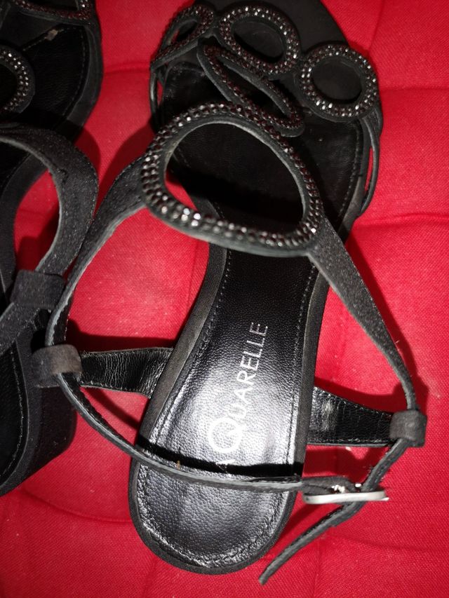 Sandalia Negra Marca Aquarelle N 35