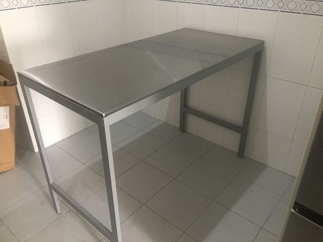 Mesa alta cocina bar udden acero inoxidable ikea de segunda mano por ... Mesa alta cocina bar udden acero inoxidable ikea de segunda mano por ...