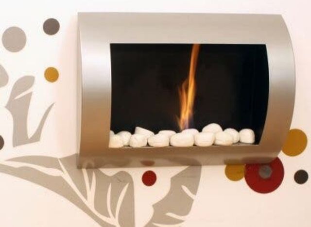 Chimenea bioetanol en acero inoxidable