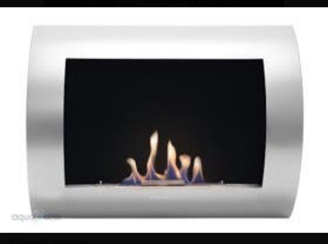 Chimenea bioetanol en acero inoxidable