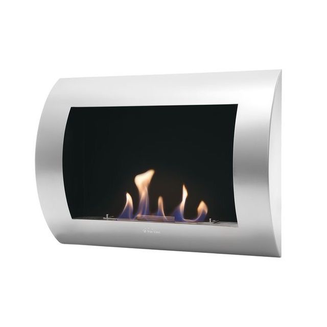 Chimenea bioetanol en acero inoxidable