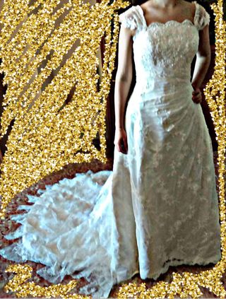 vestido de novia talla 40 de segunda mano en la provincia de ciudad
