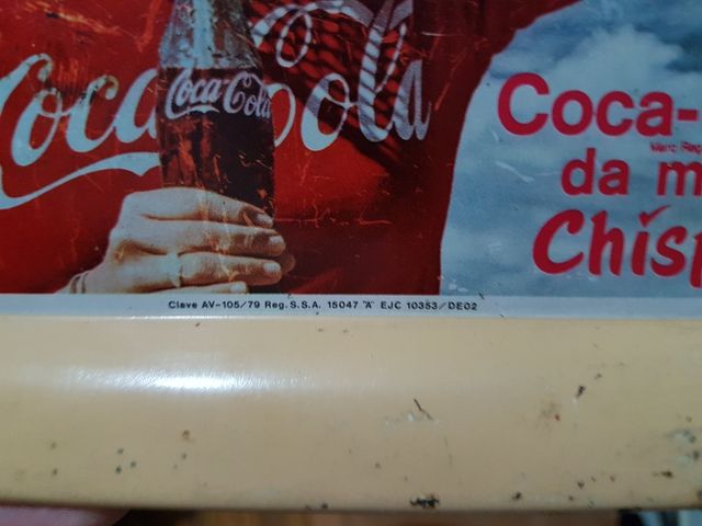 bandeja coca cola de 1979