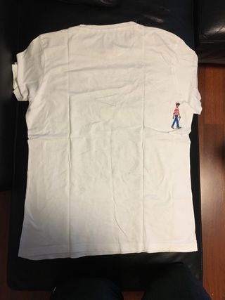 Camiseta Pull&Bear: Dónde está Wally? XL de segunda mano WAAR IS WALLY – Pull & Bear | Ropa y accesorios, Camiseta