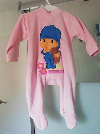 Pijama pelele Pocoyo, bebé de 3 meses de segunda mano por 4 EUR en Collado  Villalba en WALLAPOP