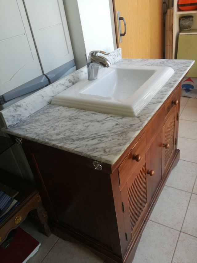 Mueble de baño rustico de segunda mano por 175 € en Madrid en WALLAPOP