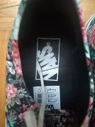 zapatillas vans de flores
