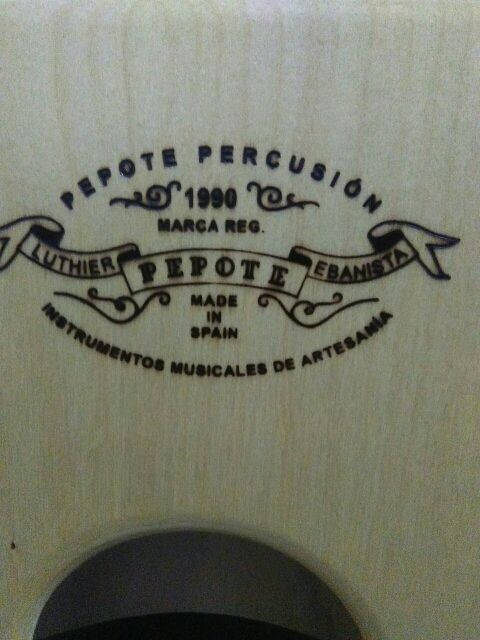 Cajón flamenco Jaleo color azul