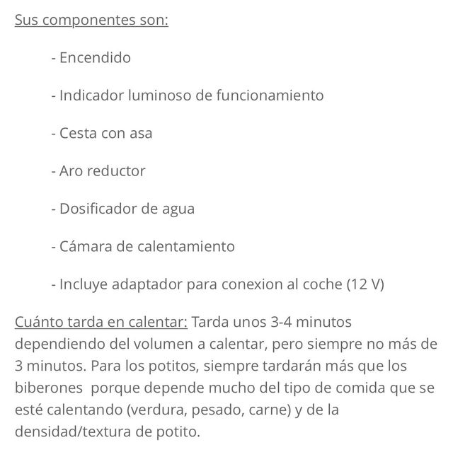 Calienta biberones casa-coche Jané