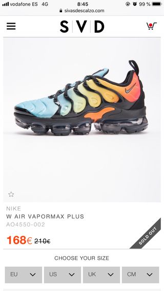 vapormax plus 38.5