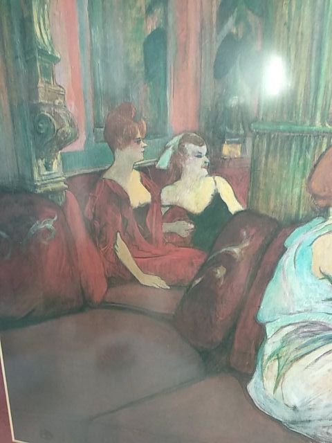 cuadro con lamina y marco