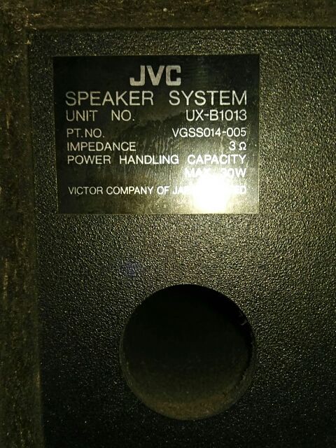 2 ALTAVOCES JVC