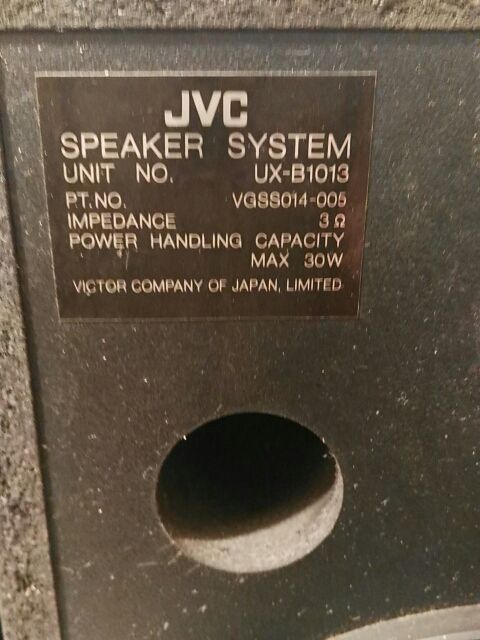 2 ALTAVOCES JVC