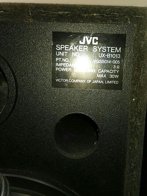 2 ALTAVOCES JVC