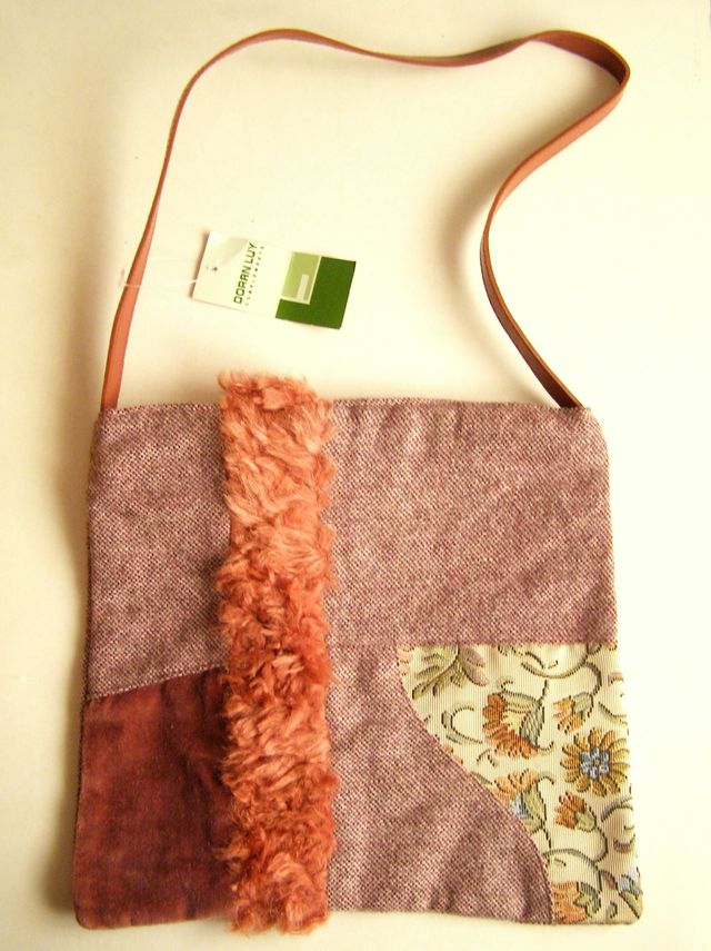 Bolso Doran Luy patchwork tweed nuevo