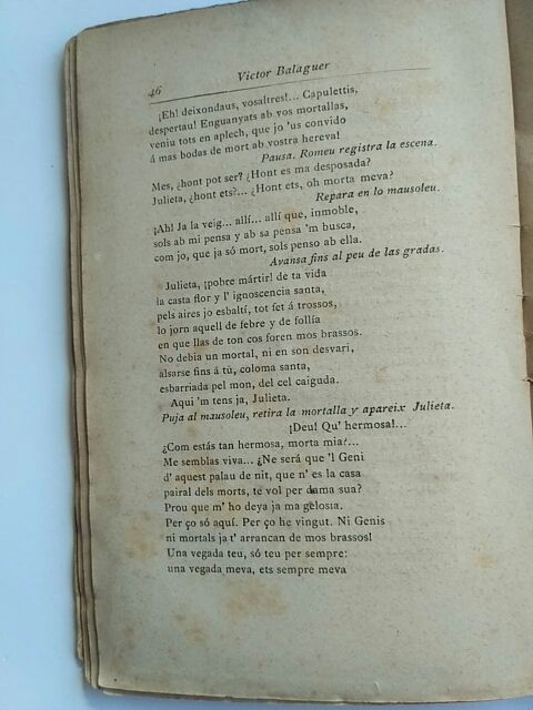 Novas tragèdias. de Víctor Balaguer 1879