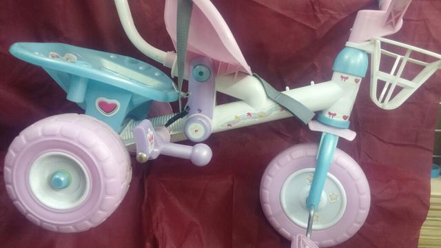 triciclo con palo desmontable