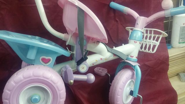 triciclo con palo desmontable