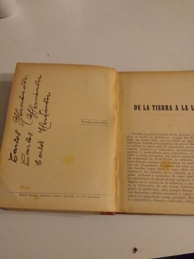 "DE LA TIERRA A LA LUNA" (VINTAGE 1931)