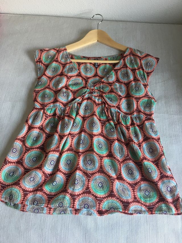 Blusa Naf Naf algodón talla 38