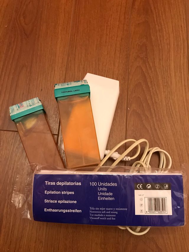 Roll on cera fría + 2 cartuchos + papel