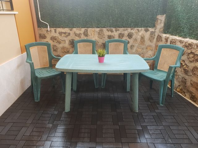 Conjunto comedor exterior de segunda mano por 50 € en Dos Hermanas ... Conjunto comedor exterior de segunda mano por 50 € en Dos Hermanas ...