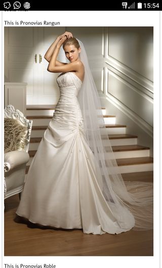 vestido de novia talla 46 de segunda mano en wallapop