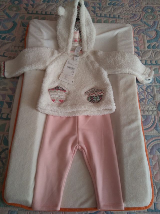 conjunto de niña nuevo 6 a 9 meses