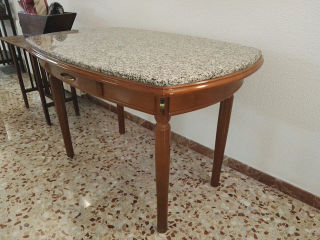 Mesa granito y madera cocina. de segunda mano por 130 € en Sant ... Mesa granito y madera cocina. de segunda mano por 130 € en Sant ...
