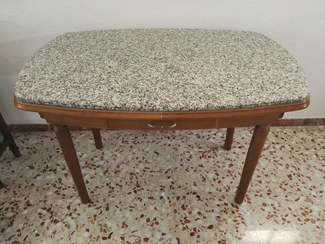 Mesa granito y madera cocina. de segunda mano por 130 € en Sant ... Mesa granito y madera cocina. de segunda mano por 130 € en Sant ...