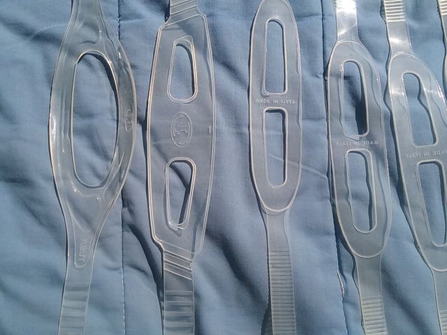 pack de 9 tiras de gafa buceo