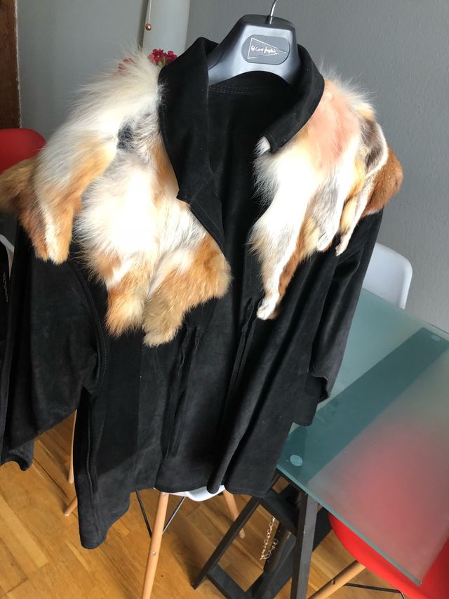 Chaquetón mujer Negro